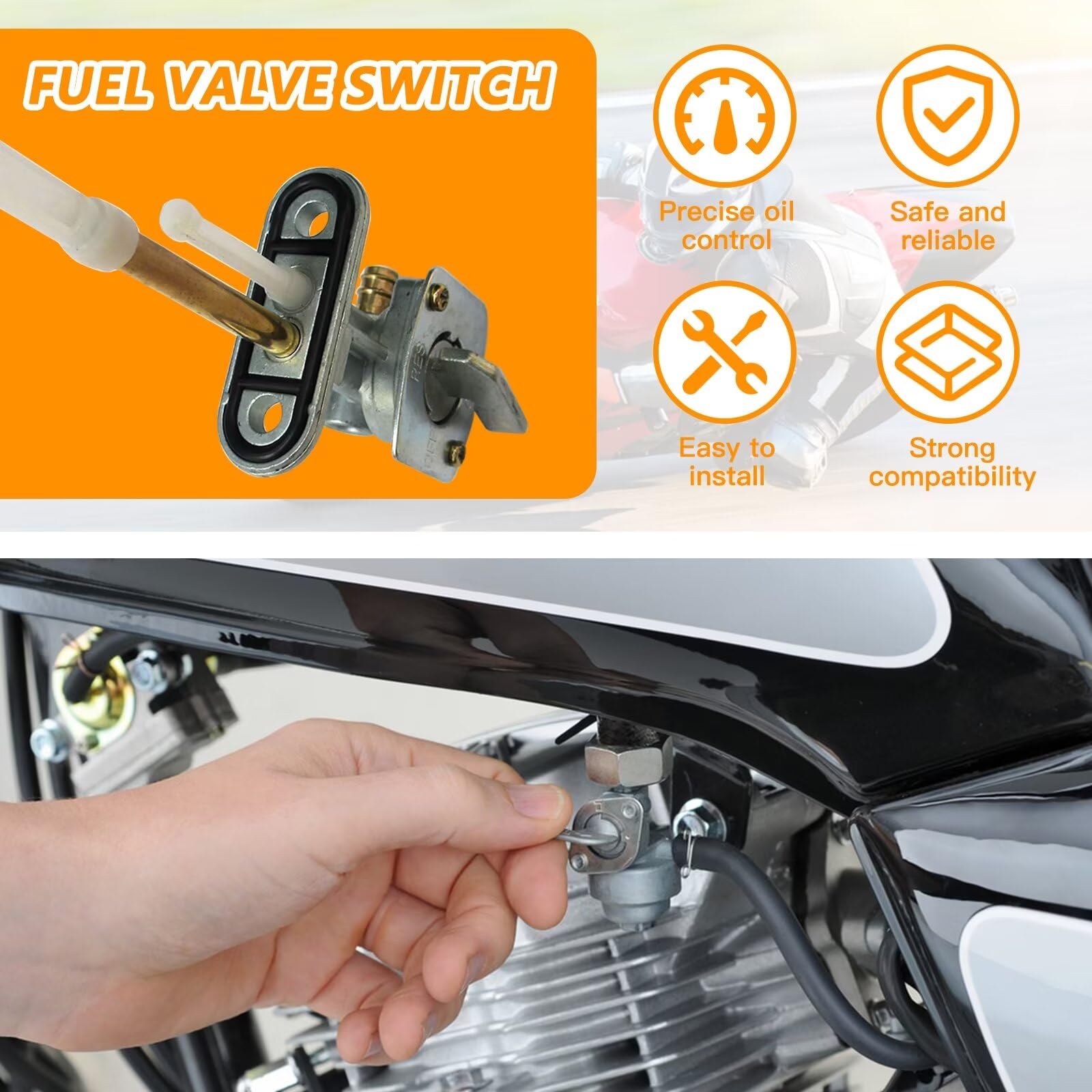 Amazon.com: Petcock Part Gas Fuel Tank Switch for Yamaha TTR 90